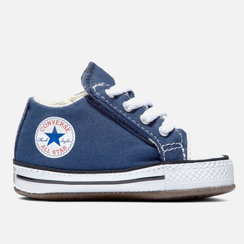 Converse Babys' Chuck Taylor All Star Cribster Soft Trainers - Navy Image 1