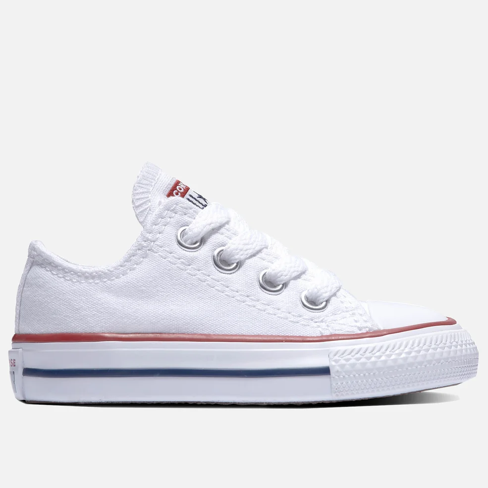 Converse Toddler's Chuck Taylor All Star Ox Trainers - White Image 1