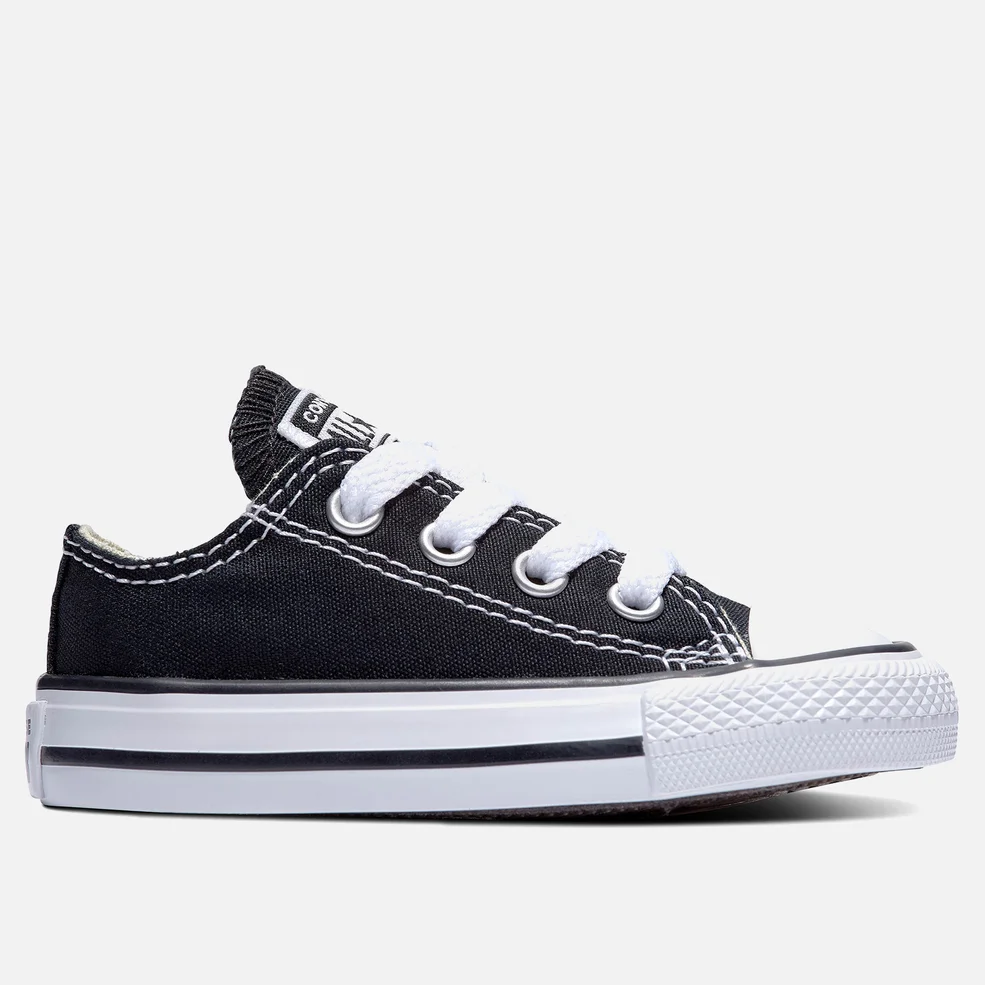 Converse Toddler's Chuck Taylor All Star Ox Trainers - Black Image 1