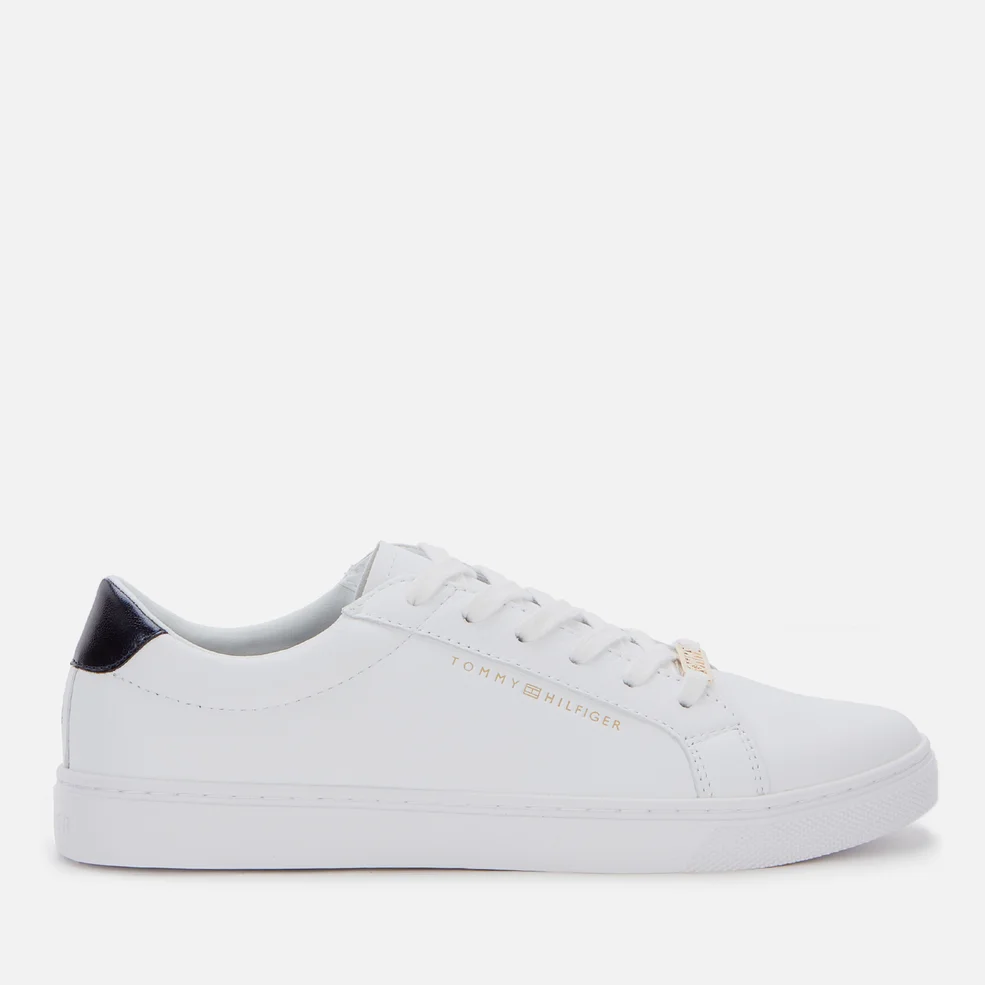 Tommy Hilfiger Women's Venus Leather Essential Trainers - White Image 1