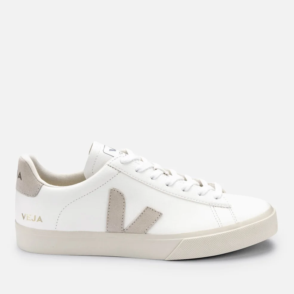 Veja Women's Campo Chrome Free Leather Trainers - Extra White/Natural Image 1