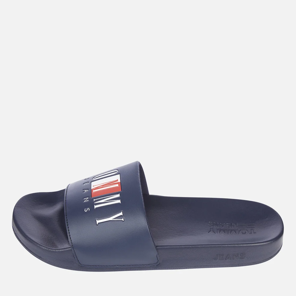 Tommy Jeans Men's Pool Slide Sandals - Twilight Navy Image 1