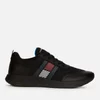 Tommy Hilfiger Men's Lightweight Flag Mix Running Style Trainers - Black - Image 1