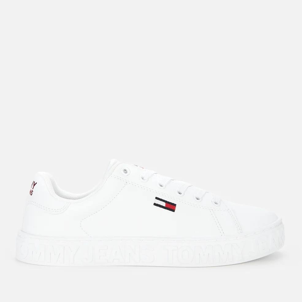 Tommy Jeans Women's Cool Leather Low Top Trainers - White Image 1