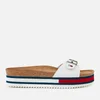 Tommy Jeans Women's Flag Outsole Mule Sandals - White - Image 1