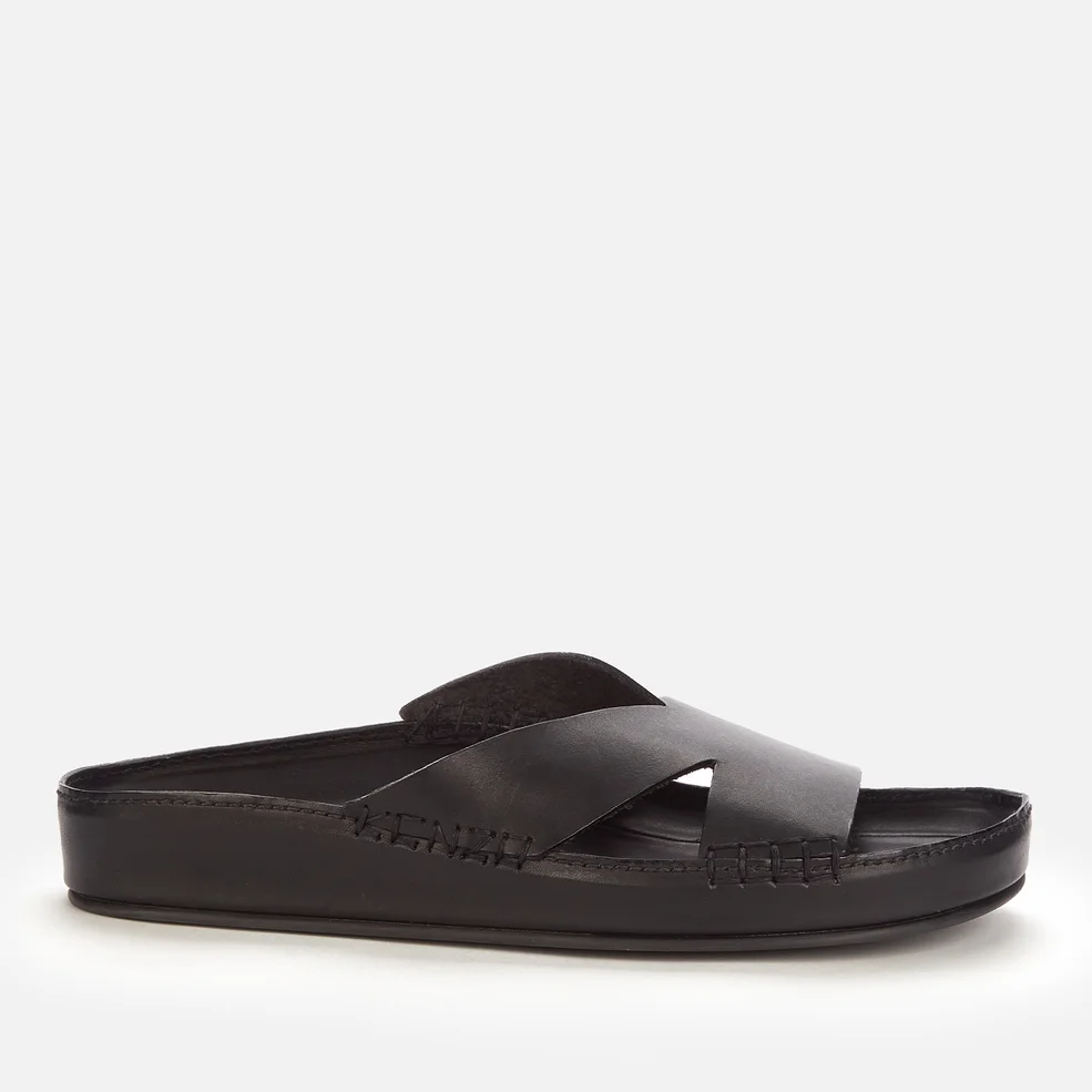 KENZO Men's Opanka Leather Mule Sandals - Black Image 1