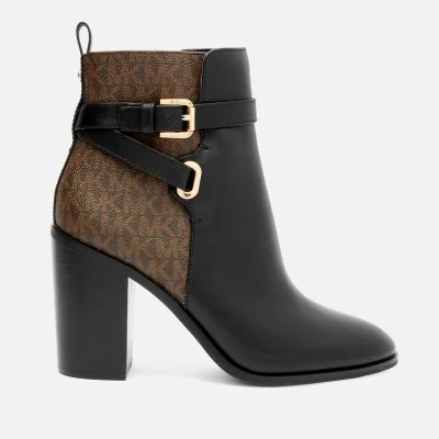 MICHAEL Michael Kors Women's Aldridge Heeled Boots - Black/Brown