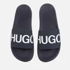 HUGO Men's Match Slide Sandals - Drak Blue - Image 1