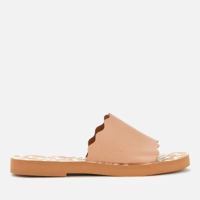 See By Chloé Women's Essie Leather Slide Sandals - Light Rose