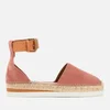 See By Chloé Women's Glyn Leather Espadrilles - Pink - Image 1