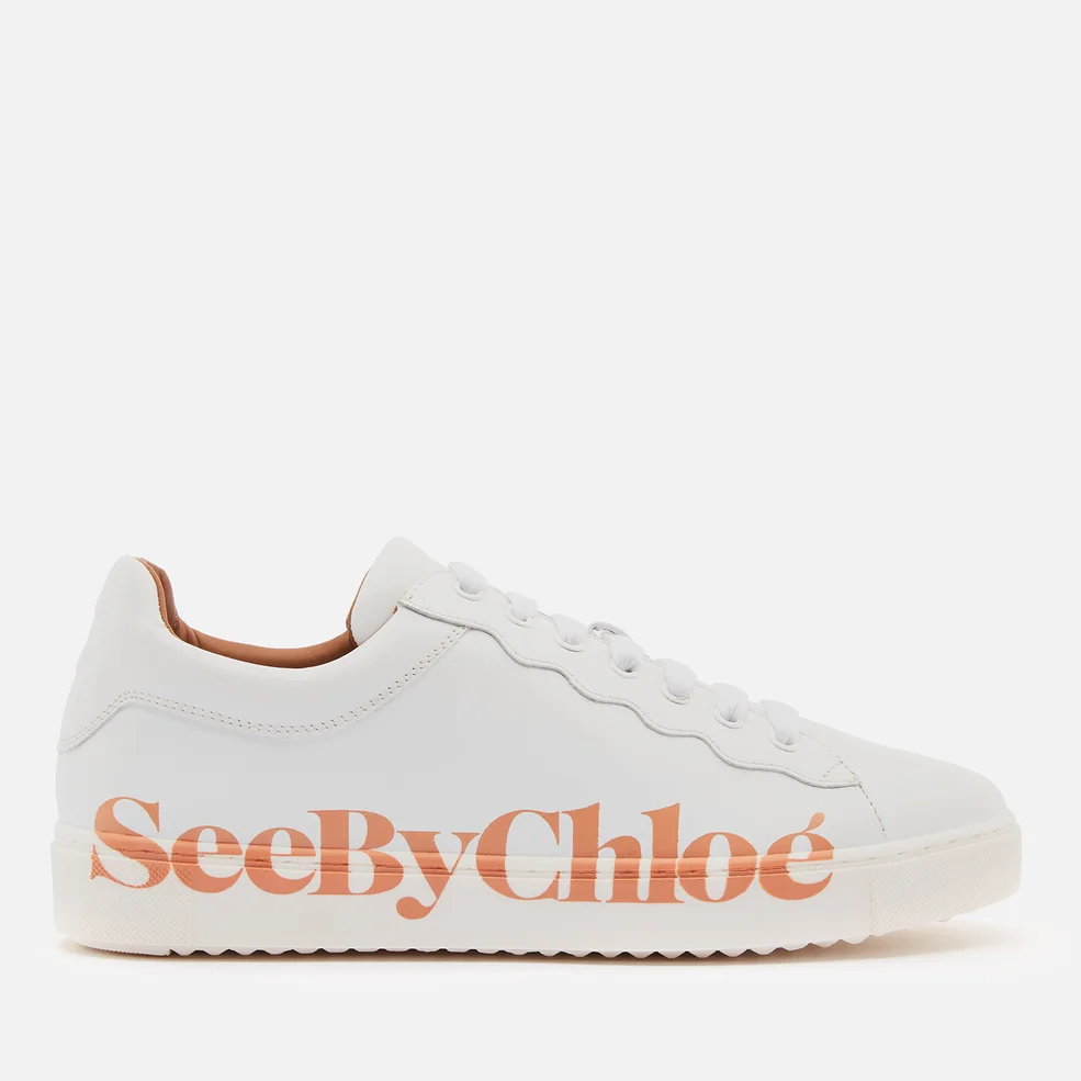See By Chloé Women's Essie Leather Trainers - White Image 1