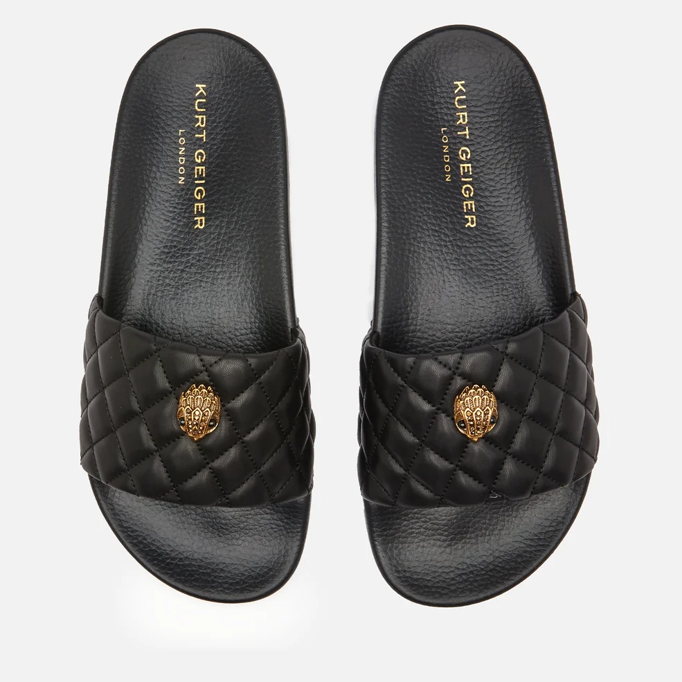 Kurt Geiger London Women's Meena Eagle Slide Sandals - Black Image 1