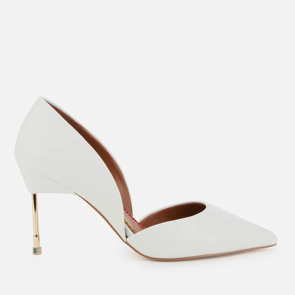 Kurt Geiger London Women's Bond 90 Leather Court Shoes - White Image 1