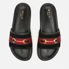 Walk London Men's Ronny Trim Slide Sandals - Black - Image 1
