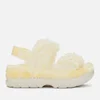 UGG Women's Fluff Sugar Sustainable Sandals - Yellow - Image 1