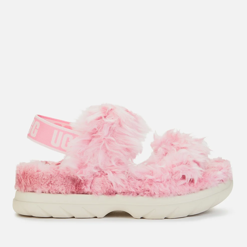 UGG Women's Fluff Sugar Sustainable Sandals - Pink Image 1