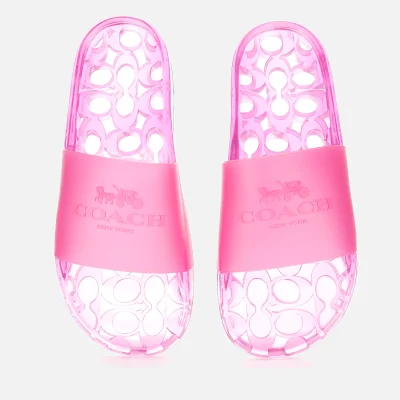 Coach Women's Ulyssa Rubber Slide Sandals - Bold Pink