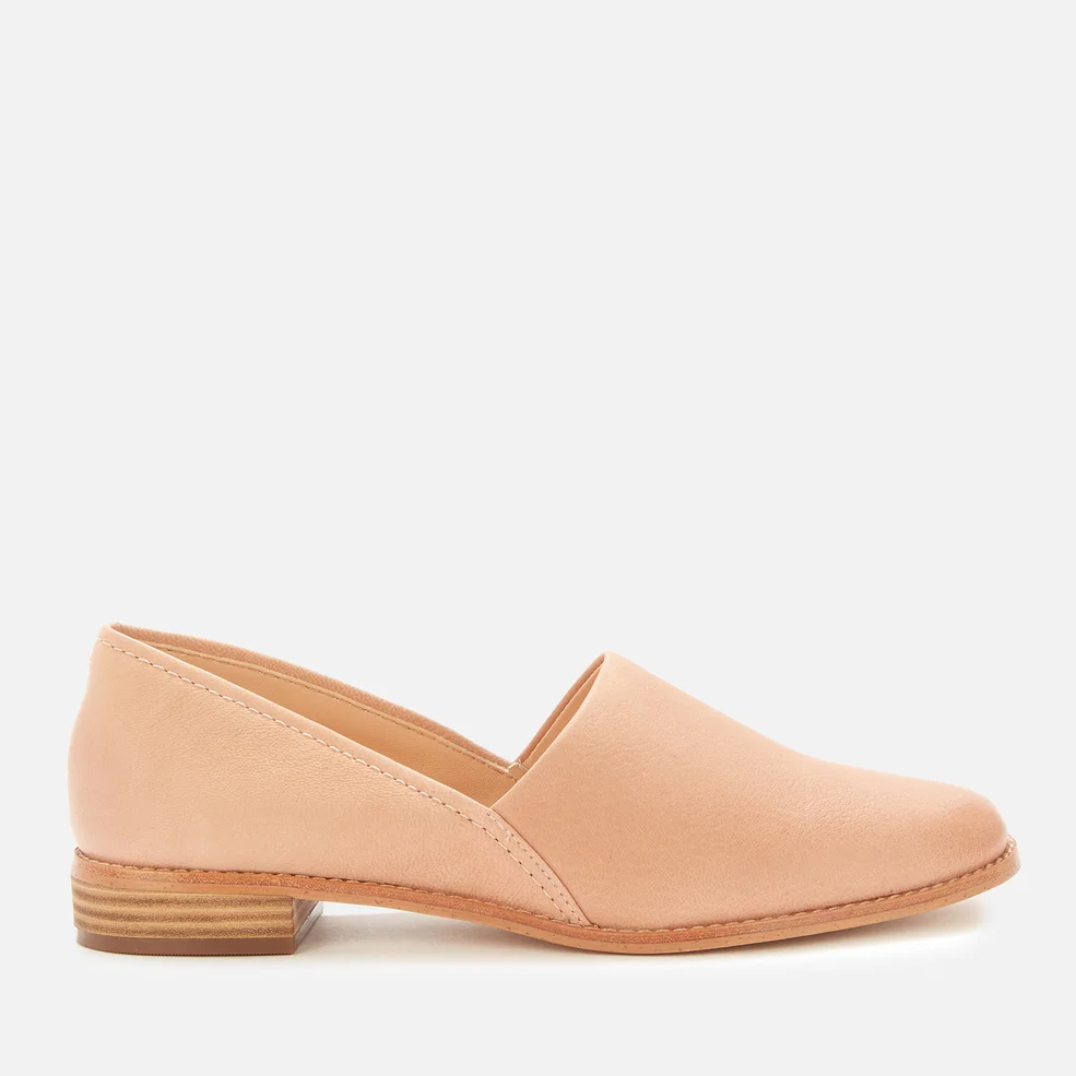 Clarks Women's Pure Easy Leather Flats - Light Pink Image 1