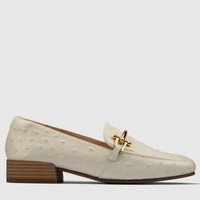 Clarks Women's Pure Block Loafers - White Interest