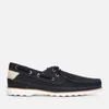 Clarks Men's Durleigh Sail Leather Boat Shoes - Navy - Image 1