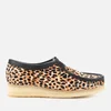 Clarks Original Women's Wallabee Suede Shoes - Leopard - Image 1