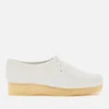 Clarks Original Women's Wallabee Leather Shoes - White - Image 1