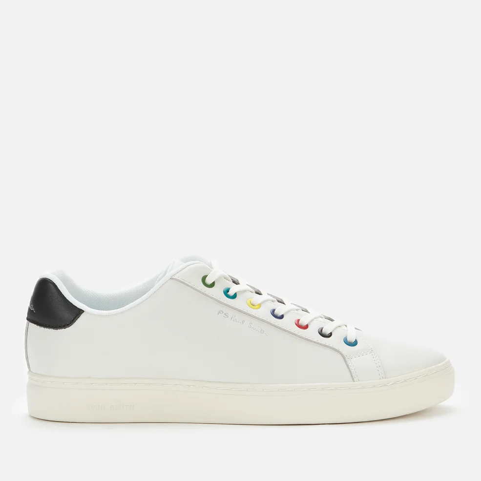 PS Paul Smith Men's Rex Multi Eyelets Leather Low Top Trainers - White Image 1