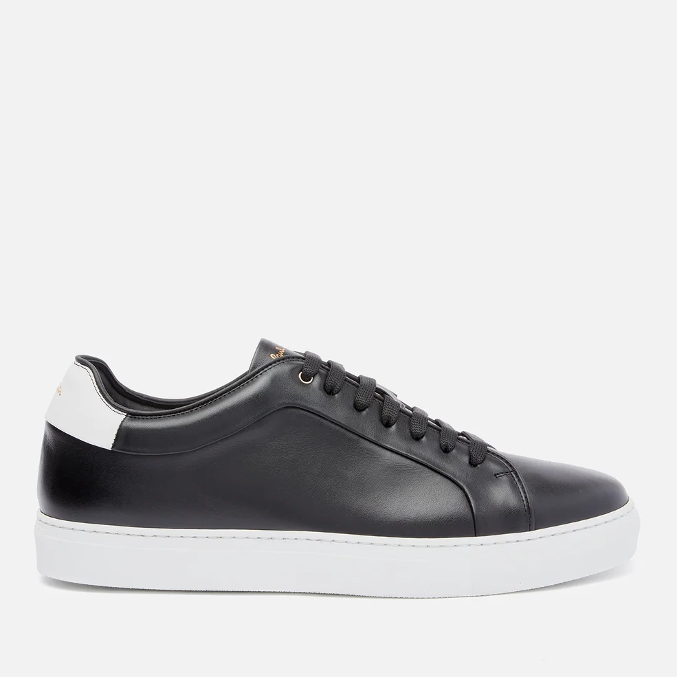 Paul Smith Men's Basso Leather Cupsole Trainers - Black Image 1