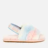 UGG Toddlers' Fluff Yeah Cali Collage Slide Slippers - Pride Stripes - Image 1