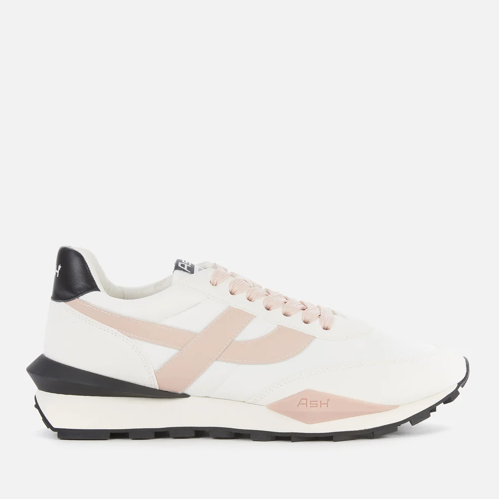 Ash Women's Spider Sustainable Running Style Trainers - White/Pinksalt/Black Image 1