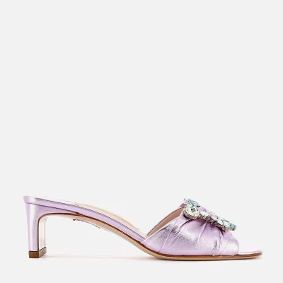 Sophia Webster Women's Margaux Mid Heeled Mules - Lilac/Mint