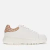 Emporio Armani Women's Leather Chunky Trainers - White - Image 1