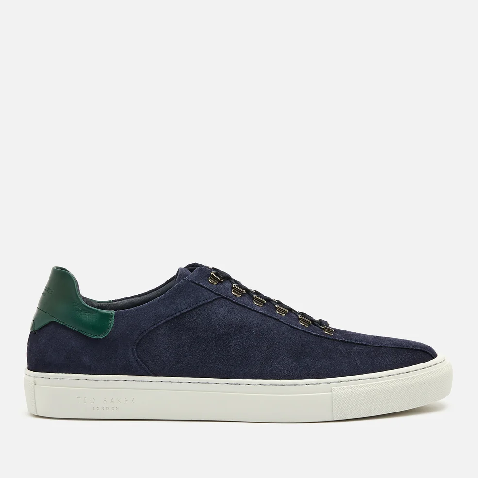 Ted Baker Men's Sontis Suede Trainers - Navy Image 1