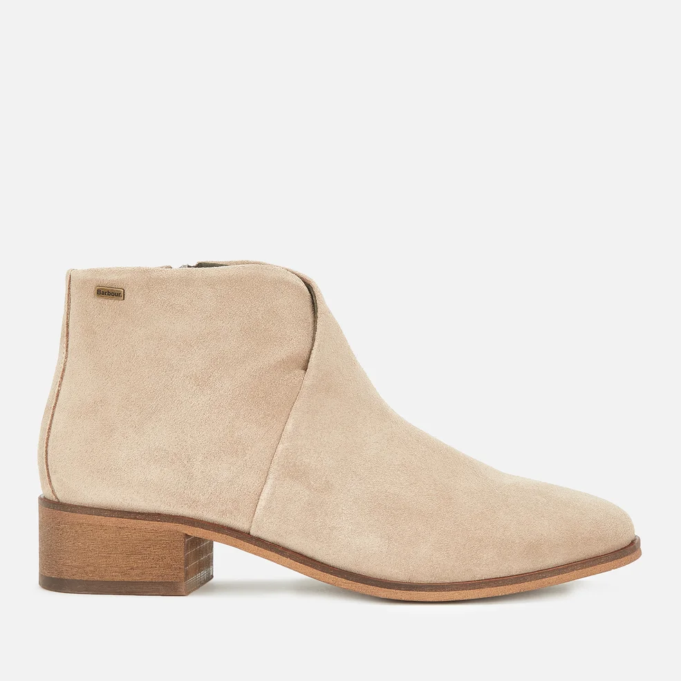 Barbour Women's Caryn Suede Heeled Ankle Boots - Sand Image 1