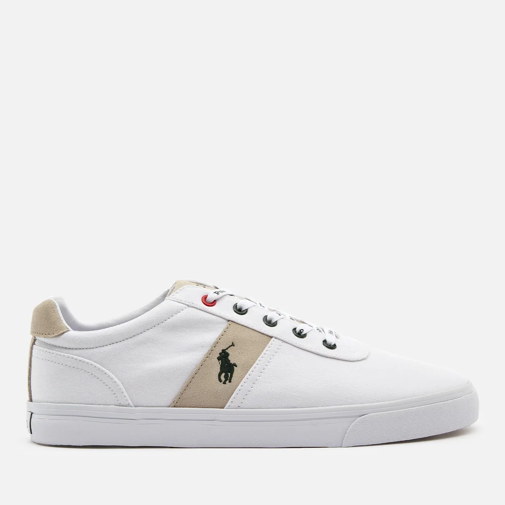 Polo Ralph Lauren Men's Hanford Sustainable Low Top Trainers - White/College Green Image 1