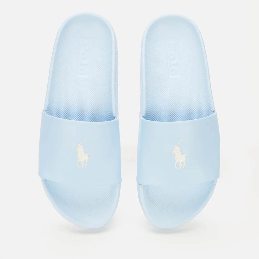 Polo Ralph Lauren Women's Cayson Candy Shop Slide Sandals - Elite Blue/White PP Image 1