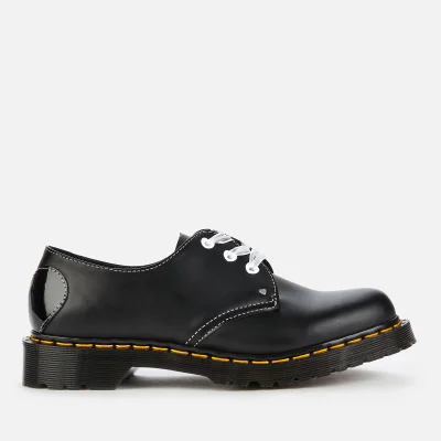 Dr. Martens Women's 1461 Hearts Smooth Leather 3-Eye Shoes - Black