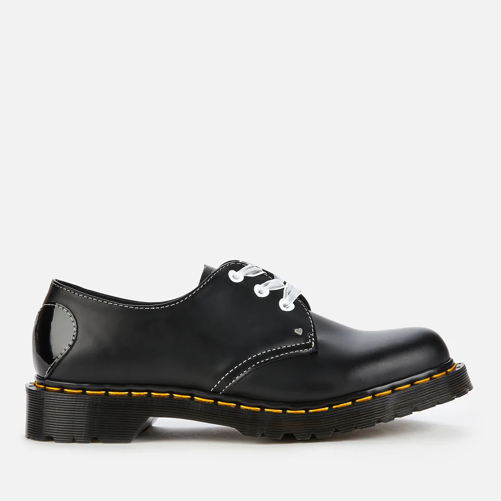 Dr. Martens Women's 1461 Hearts Smooth Leather 3-Eye Shoes - Black Image 1