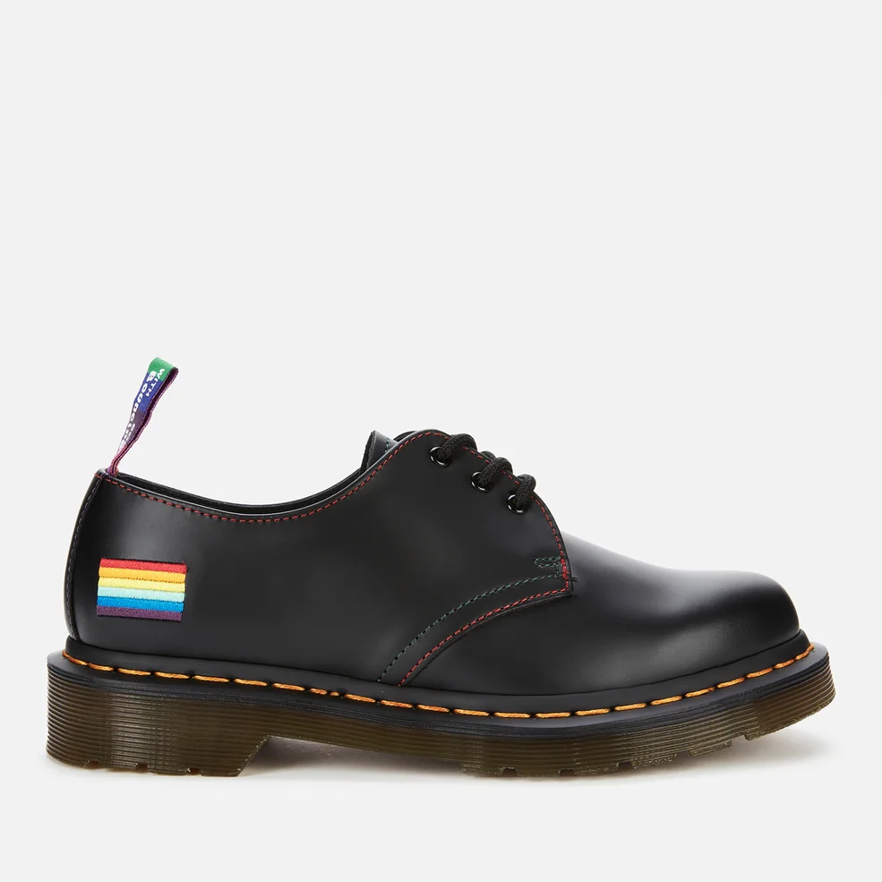 Dr. Martens 1461 Pride Smooth Leather 3-Eye Shoes - Black Image 1