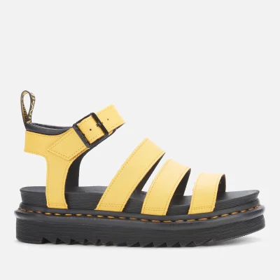 Dr. Martens Women's Blaire Leather Strappy Sandals - DM Yellow