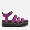 Dr. Martens Women's Blaire Leather Strappy Sandals - Bright Purple - Image 1