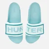 Hunter Women's Original Terry Towelling Logo Slide Sandals - Spearmint - Image 1