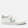 Veja Women's Campo Chrome Free Leather Trainers - Extra White/Matcha - Image 1