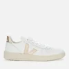 Veja Women's V10 Leather Trainers - Extra White/Platine - Image 1
