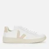 Veja Women's V-12 Leather Trainers - Extra White/Sable - Image 1