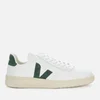 Veja Men's V12 Leather Trainers - Extra White/Cyprus - Image 1