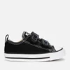Converse Toddlers' Chuck Taylor All Star Ox Velcro Trainers - Black - Image 1