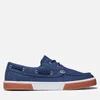 Timberland Men's Union Wharf Canvas Boat Shoes - Navy - Image 1
