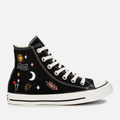 Converse Women's Chuck Taylor All Star It's Ok To Wander Hi-Top Trainers - Black/White/Black
