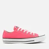 Converse Women's Chuck Taylor All Star Canvas Ox Trainers - Pink - Image 1